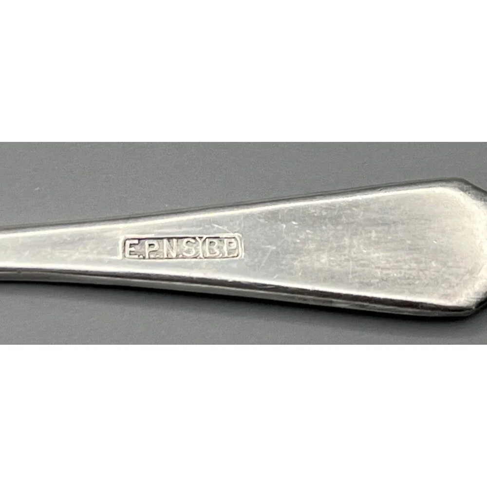 EPNS BP Britannia Plate Master Butter Spreader Unidentified 5
